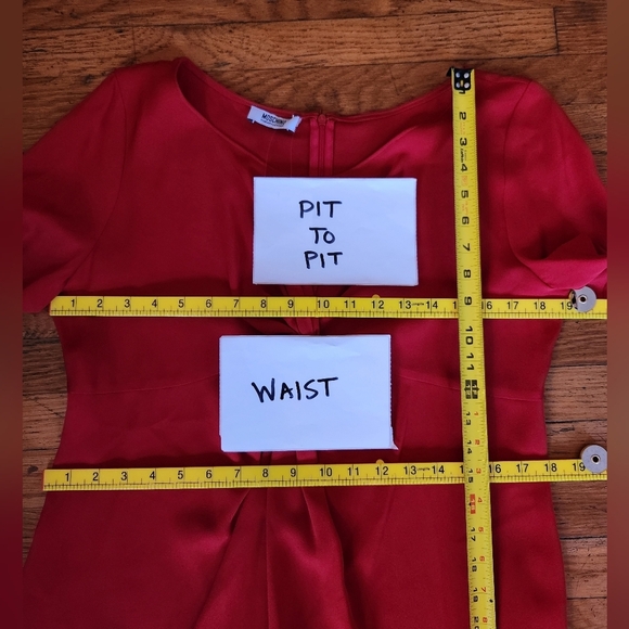 MOSCHINO Cheap & Chic Twist Front Mini Dress - Picture 13 of 14